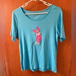 Custom Disney Boutique Piglet Tee Top Disneyworld Parks M Women EUC Winnie Pooh